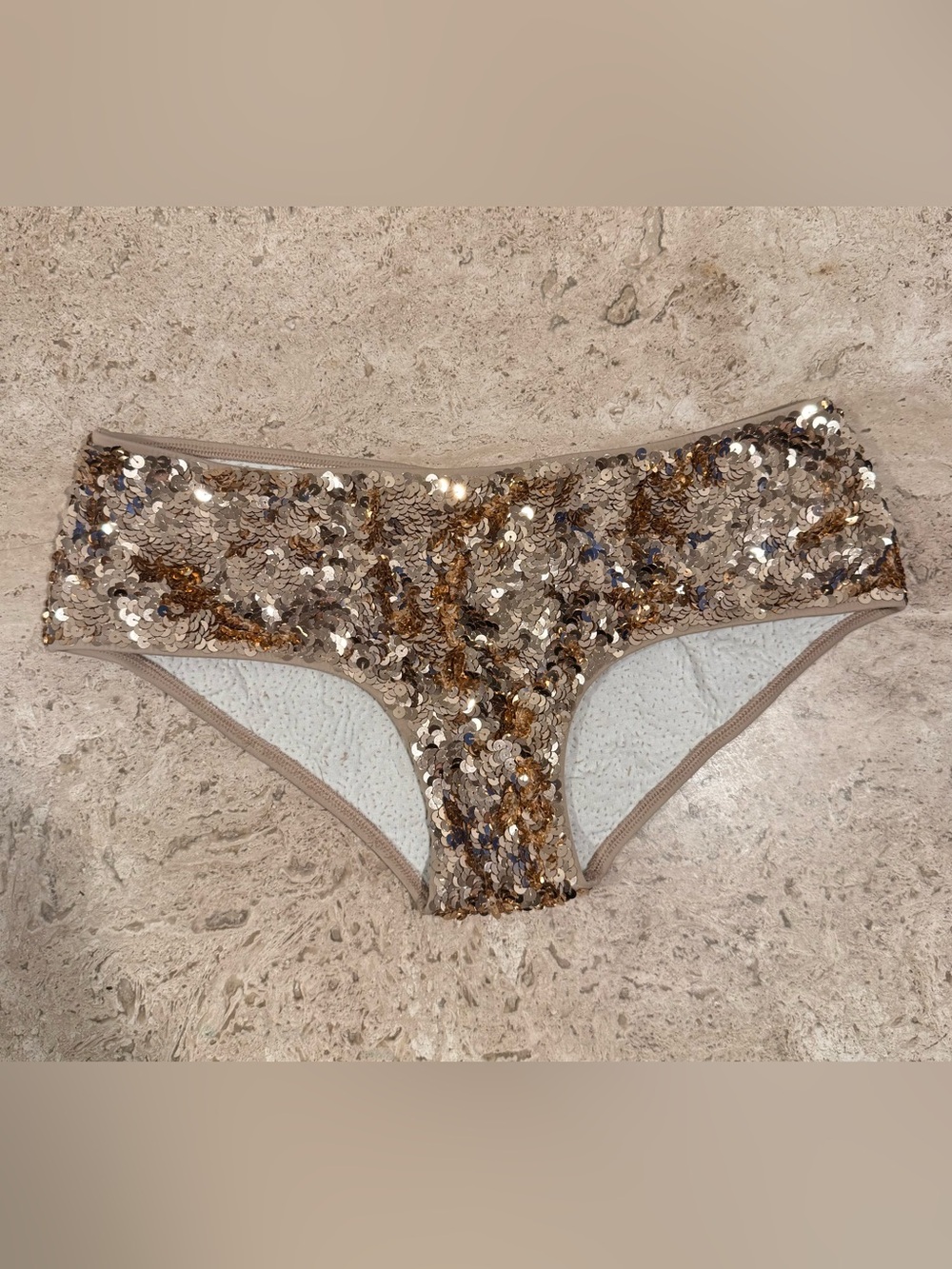 DINEILA BRAZIL for Free People Sequined Bikini Bottom
